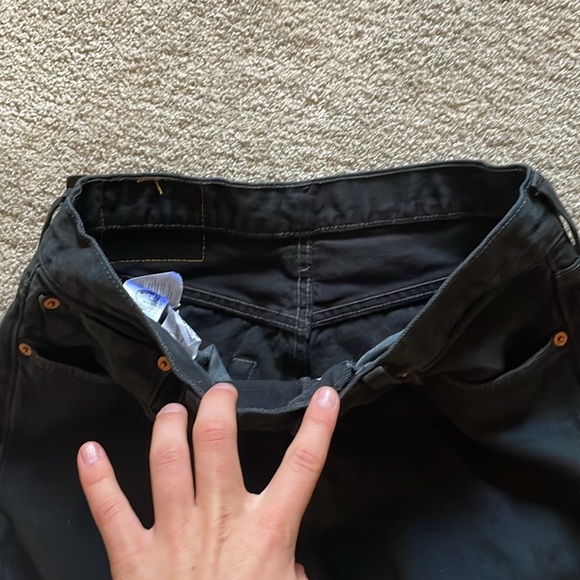 Levi Strauss & Co old/vintage black jeans - Picture 4 of 5